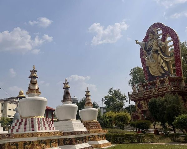 Temple and monastery view